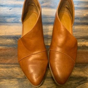 Brown Cutout Booties